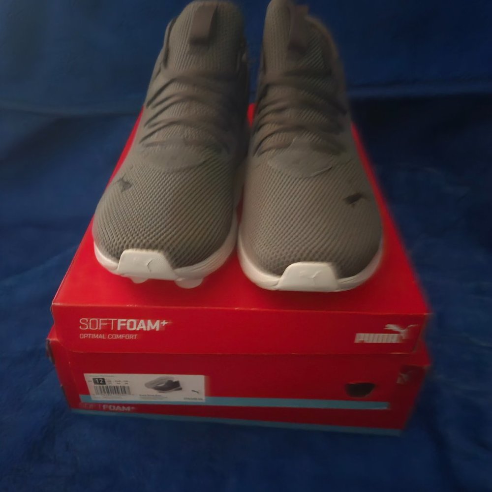 PUMA (MEN) GRAY SIZE 12